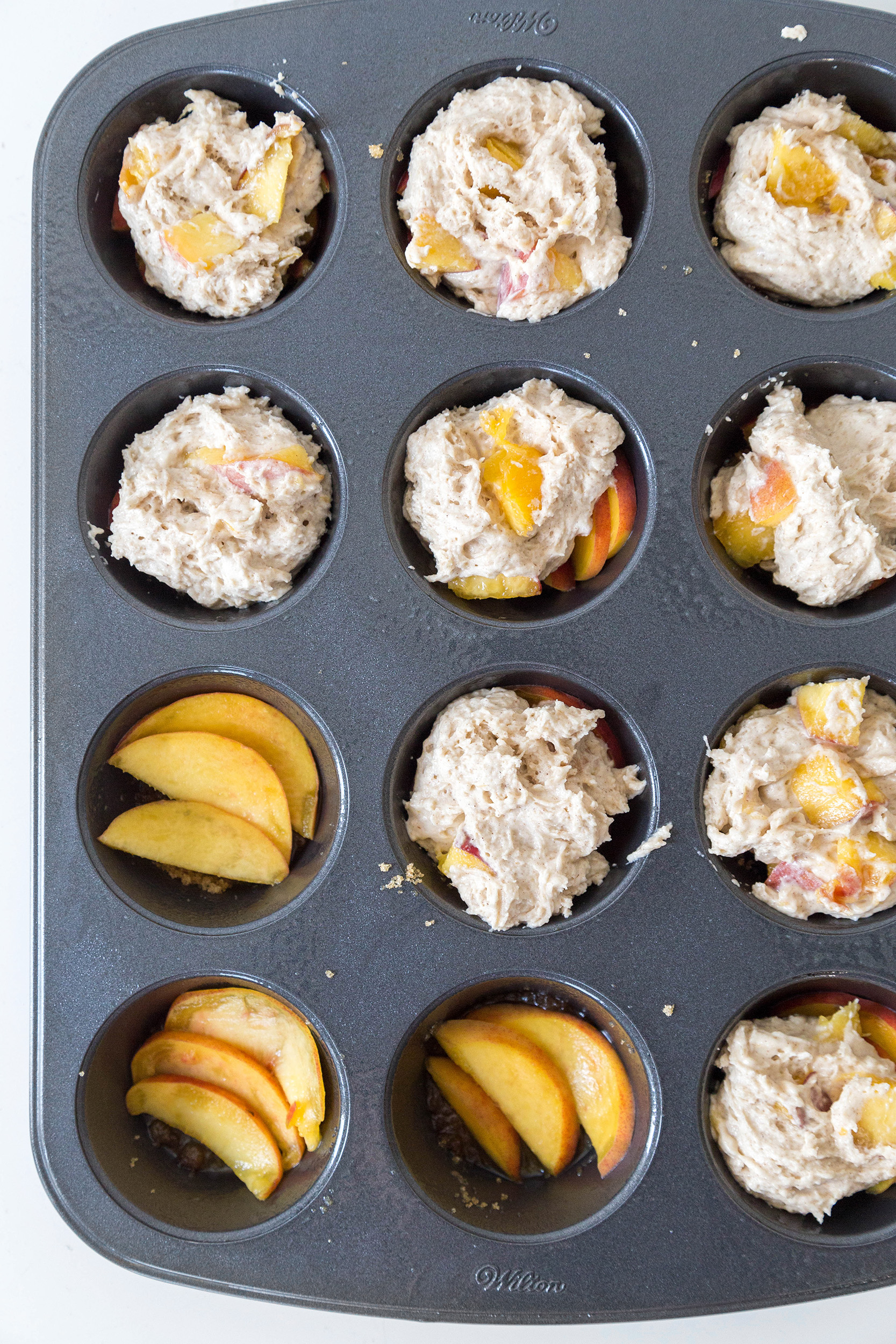 Mini Peach Upside Down Cakes - Recipes - Lip-Smacking Food